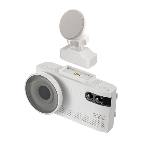 Видеорегистратор с радар-детектором iBOX EVO 4K LaserVision WiFi Signature Dual (White)