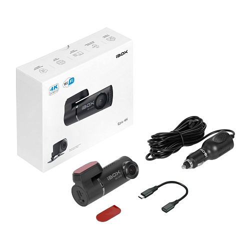 Видеорегистратор iBOX Epic 4K WiFi Dual
