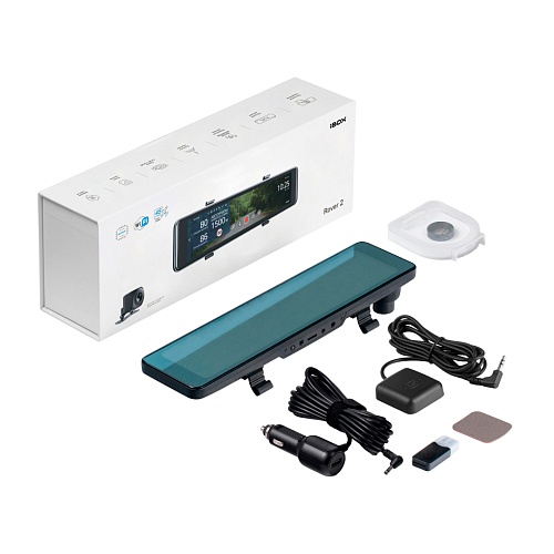 Видеорегистратор зеркало с базой камер iBOX Rover 2