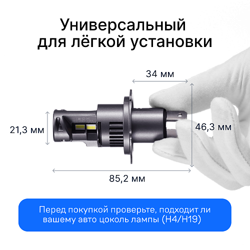 Светодиодные лампы iBOX ORION H4