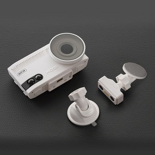 Видеорегистратор с радар-детектором iBOX EVO 4K LaserVision WiFi Signature Dual (White)