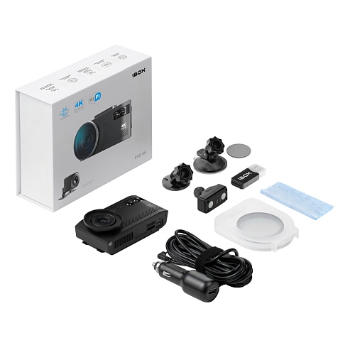 Видеорегистратор с радар-детектором iBOX EVO 4K LaserVision WiFi Signature Dual