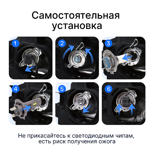Светодиодные лампы iBOX VEGA Z1Q26H7