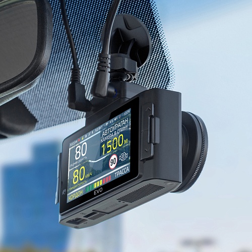 Видеорегистратор с радар-детектором iBOX EVO LaserVision WiFi Signature Dual