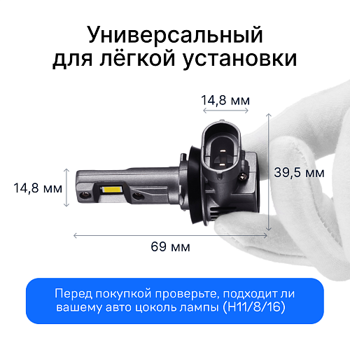 Светодиодные лампы iBOX ORION H11