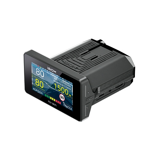 Видеорегистратор с сигнатурным радар-детектором iBOX F5 + WiFi 
