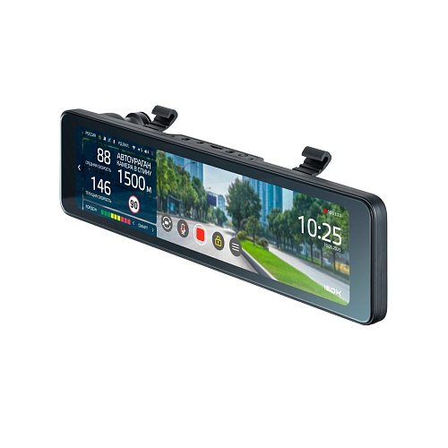 Видеорегистратор зеркало с сигнатурным радар-детектором iBOX Range 2 LaserVision WiFi Signature Dual