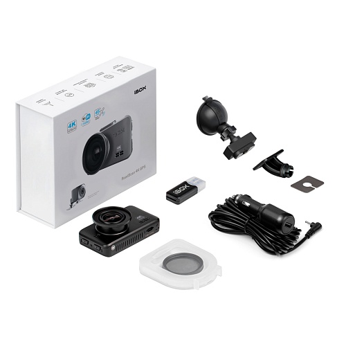 Видеорегистратор с базой камер iBOX RoadScan 4K WiFi GPS Dual