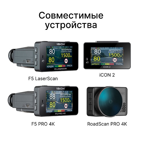 Камера заднего вида iBOX RearCam FHD1 