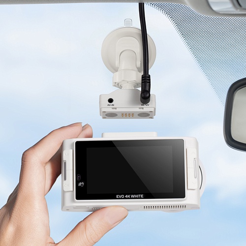 Видеорегистратор с радар-детектором iBOX EVO 4K LaserVision WiFi Signature Dual (White)