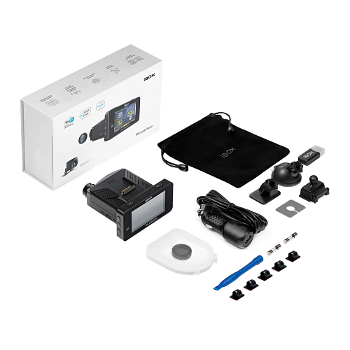 Видеорегистратор с сигнатурным радар-детектором iBOX F5 LaserScan WiFi Signature Dual