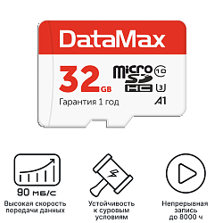 Карта памяти microSDHC DATAMAX High Endurance