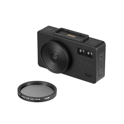 Видеорегистратор с сигнатурным радар-детектором iBOX iCON 2 LaserVision WiFi Signature Dual