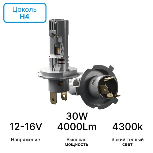 Светодиодные лампы iBOX VEGA WARM H4